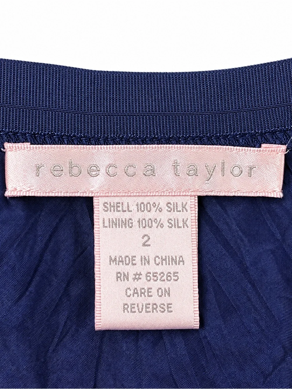 Y2K Rebecca Taylor 100% Silk Paisley Floral High Low Skirt Size 2 Navy Purple